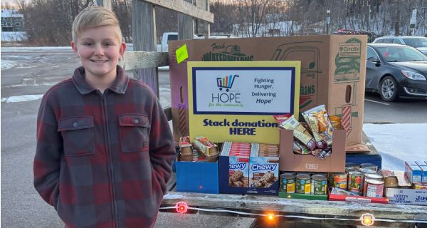 From $100 to $11,000: How One Minnesota Student Fueled a Local Food Shelf