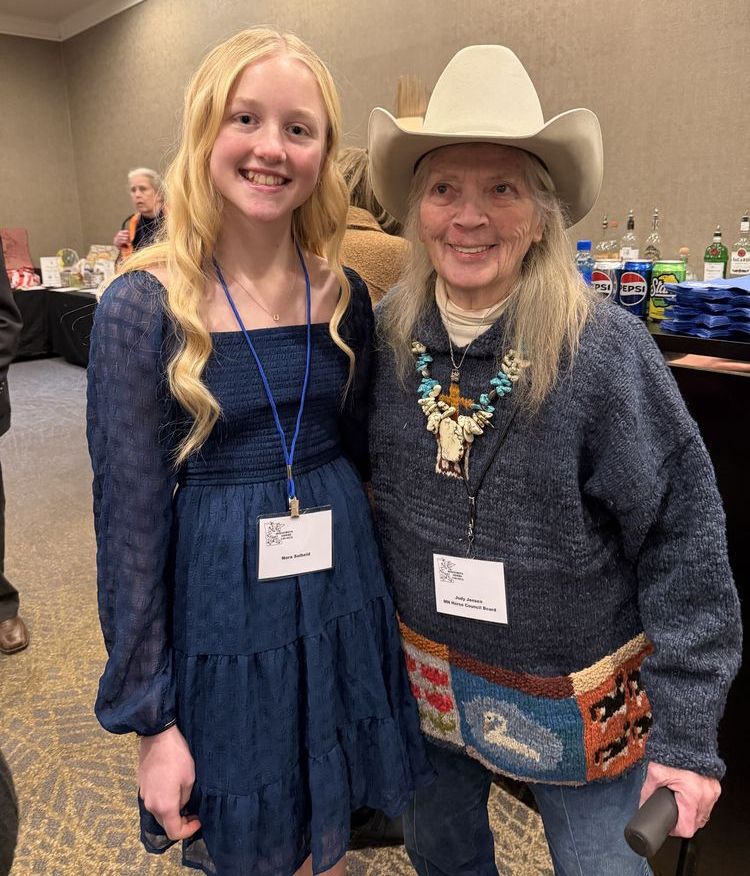 Nora at the MN Horse Council banquet