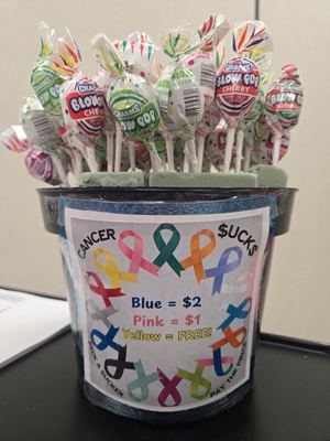 Destinee's blow pop fundraiser for cancer research
