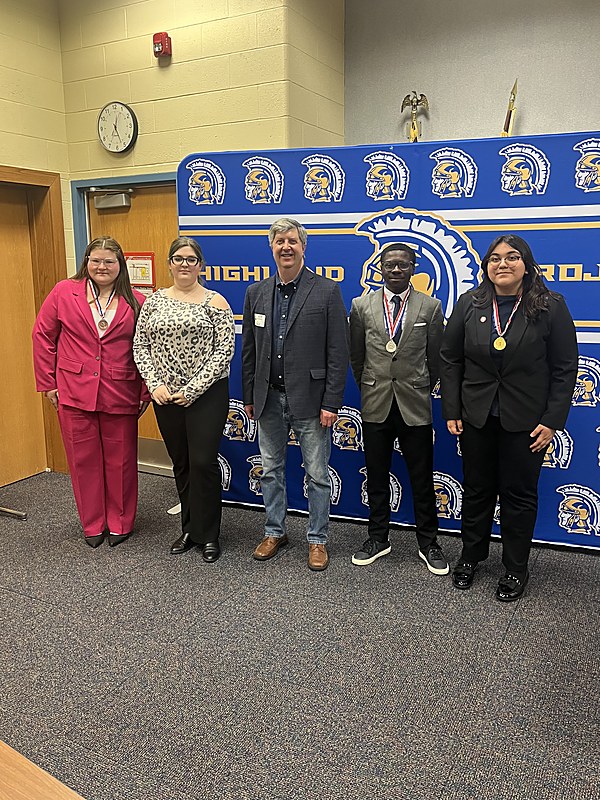 Bella's mock interview event with local business professionals